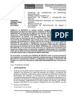 Procedencia: Denunciante: Denunciado: Tercero: Administrado Materia: Actividad