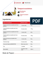 Tempurá Econômico Autor Ajinomoto Food Service PDF