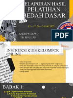 Pelatihan Bedah Dasar: Pelaporan Hasil