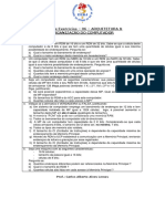 Lista de Exercícios de Arquitetura e Organização de Computador