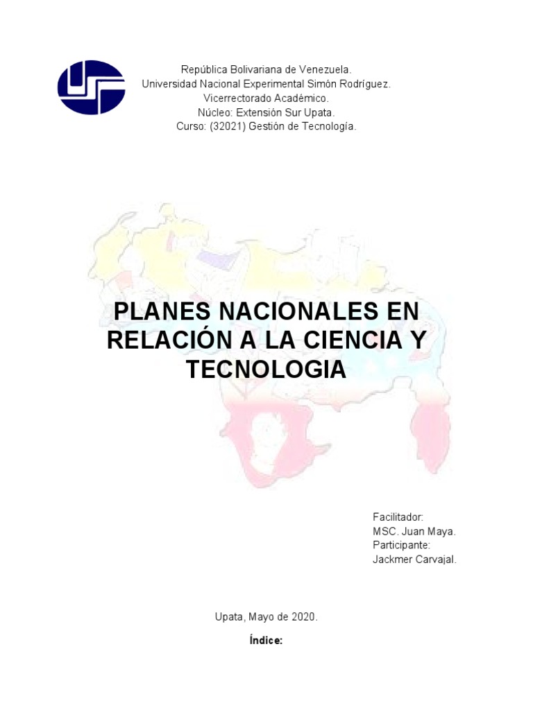 Ciencia y Tecnología en Venezuela | PDF | Tecnología de información y ...