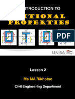 Lesson 2 Sectional Properties Presentation