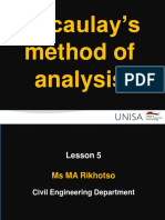 Lesson 5 Macaulays Method Presentation