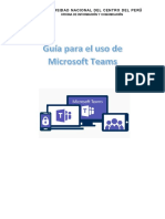 MANUAL MICROSOFT TEAMS Final