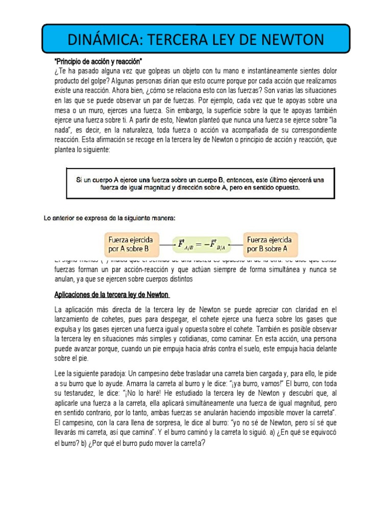 Tercera Ley | PDF