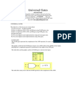 Universal Gates Implementation Using NAND and NOR Gates