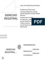 Derecho Registral Denominaciones