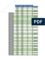 Cuadro de Datos Planchas Metalicas