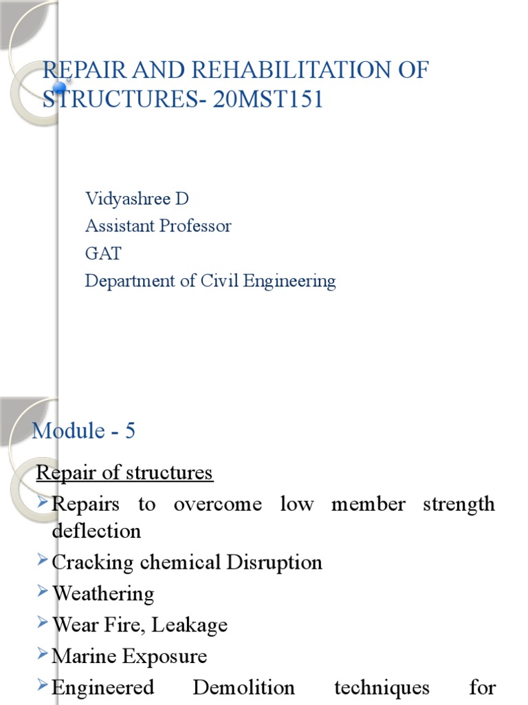 Repair Techniques for Concrete Structures | PDF | Concrete | Fracture