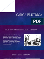 slide sobre carga elétrica física