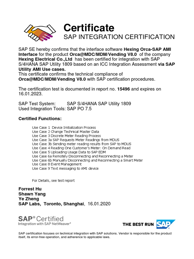 Certificacion ORCA PDF | PDF | Application Software | Documentation