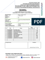 Daftar Hadir Tutorial KLP 1 Skenario 3.1 & 4.1 KMB 3