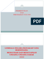 Pembentukan Dan Perubahan UUD