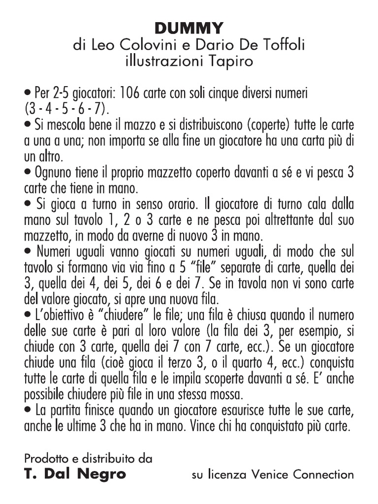 Dummy Rules Multilingual PDF