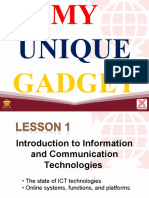 L1 Introduction To Information and Communication Technology
