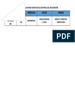 Horario para Aportes 2022