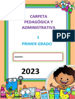 1º Carpeta Pedagógica y Administrativa 2023