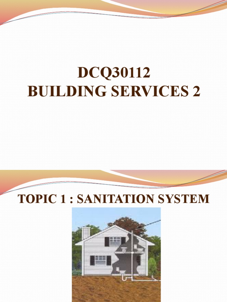 Sanitation Systems and Fittings Overview | PDF | Sanitation | Sanitary ...