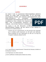 Rayons X Cours PDF