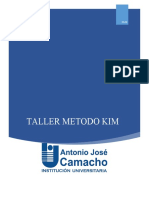 Taller Metodo Kim