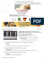 X - Playing Piano Can Send Me Into A Trace State - Paranormal - 4chan