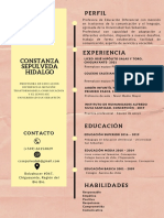 Azul Retro Gráfico Simple Infografía Currículum PDF