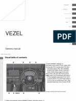Honda Vezel Operating Manual PDF