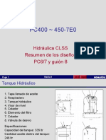 Resumen de diseños hidráulicos PC6/7 y guión 8