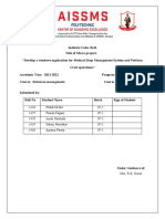 DMA Micro Project Report 2022