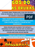 10 Jogos para o Dia Das Bruxas - Halloween