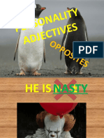 Adjectives of Personality Opposites Fun Activities Games Games Grammar Drills Icebreak - 110409