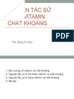 CHƯƠNG 13.NGUYÊN TẮC SỬ DỤNG VITAMIN KHOÁNG CHẤT (Autosaved)