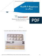BHP Formula No 27 Refrence - Schwabe Alpha MS Homeopathy Tablets For Motion Sickness. Buy Online