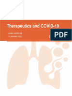 Therapeutics and COVID19-WHO, 13 IANUARIE 2023