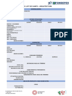 Check List de Campo - Arq. Gaspar PDF