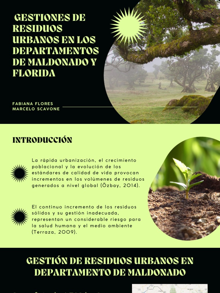 Gestión de Residuos en Maldonado y Florida | PDF | Residuos | Vertedero