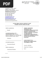 Filed Order Granting Defendant and Counterclaimant Gwyneth Paltrows Motion