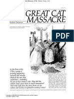 Darnton Great Cat Massacre 1730 History Today 1984 34 8