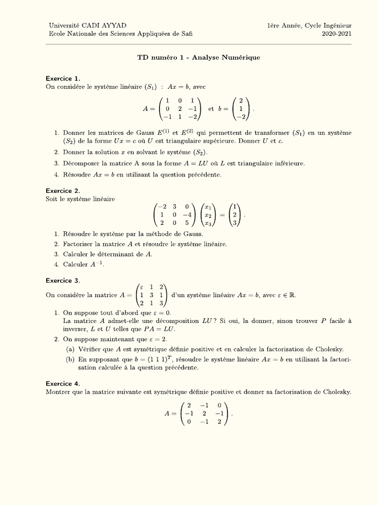 ANum TD1 PDF | PDF