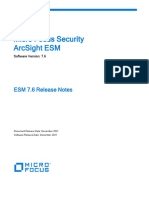 Arcsight Esm 7.6 Release Notes