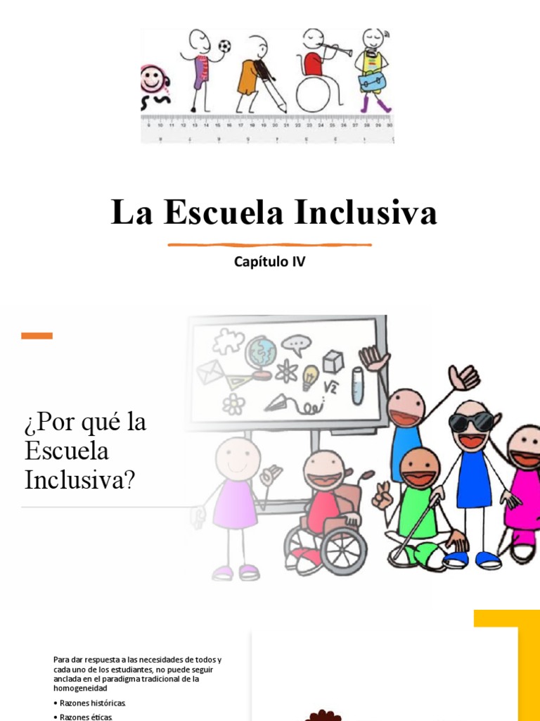 Principios de la Escuela Inclusiva | PDF | Salón de clases | Plan de ...