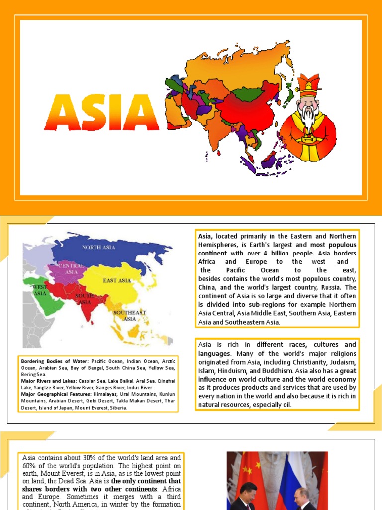 An In-Depth Look at the Diverse Continent of Asia: Its Geography 