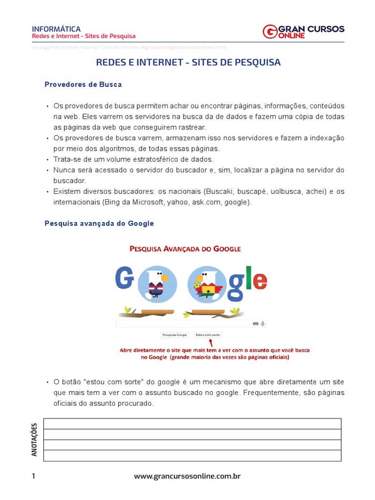 Como funciona o botão “Estou com sorte” do Google?