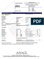 Hemograma e exames bioquímicos de Barney