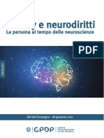 Privacy e Neurodiritti. La Persona Al Tempo Delle Neuroscienze - Atti Del Convegno Del 28 Gennaio 2021