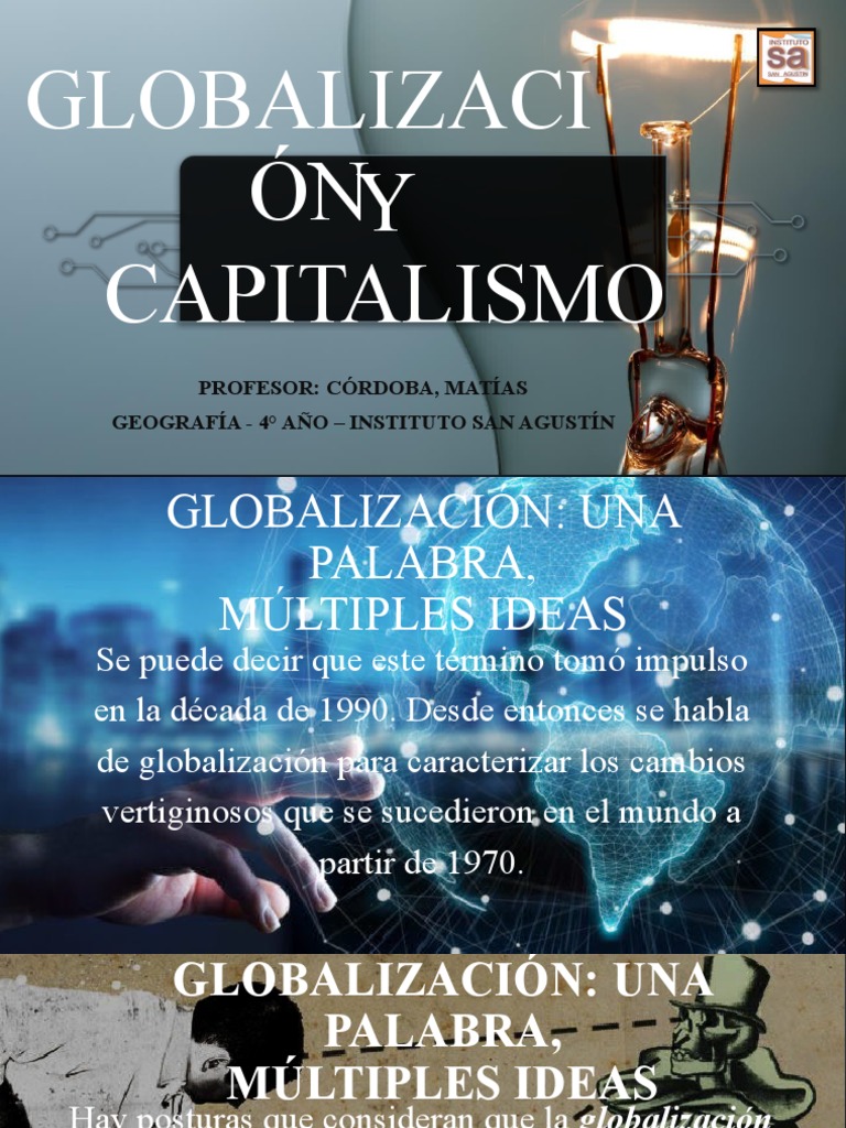 Capitalismo y Globalización desde 1970 | PDF | Globalización | Capitalismo