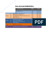 Jadwal Kuliah Semester 3 PDF
