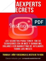 Ebook Los Secretos para Tener 15K de Seguidores y Ganar 1000 Usd