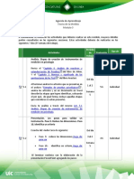 Agenda de Aprendizaje M5 - F