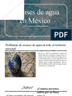 Escases de Agua en México